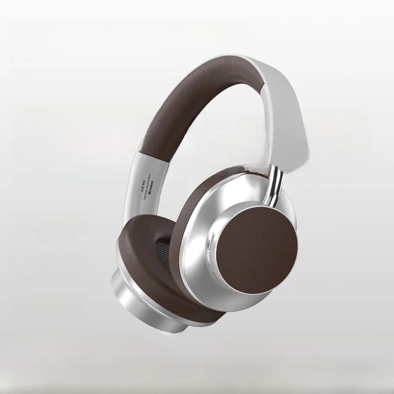 Retro Bluetooth-hodetelefoner over øret med FM-radio og TF-kortspor