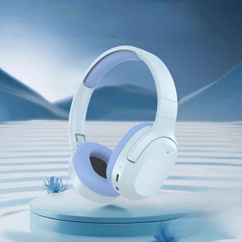Bluetooth-hodetelefoner over øret med bass, AUX og TF-kortstøtte