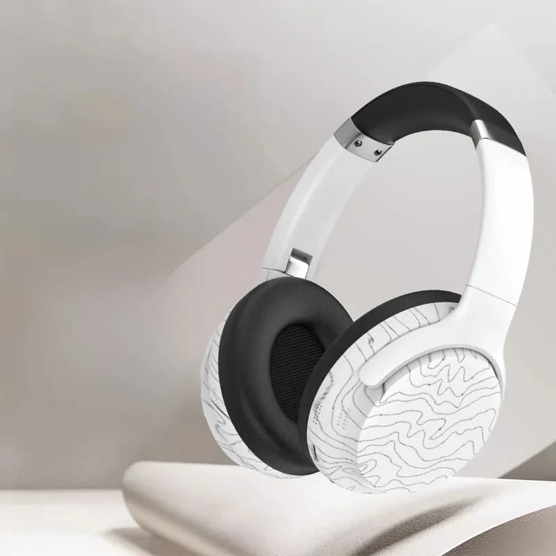 Trådløse Bluetooth-hodetelefoner over øret med Multi-EQ og lang batteritid