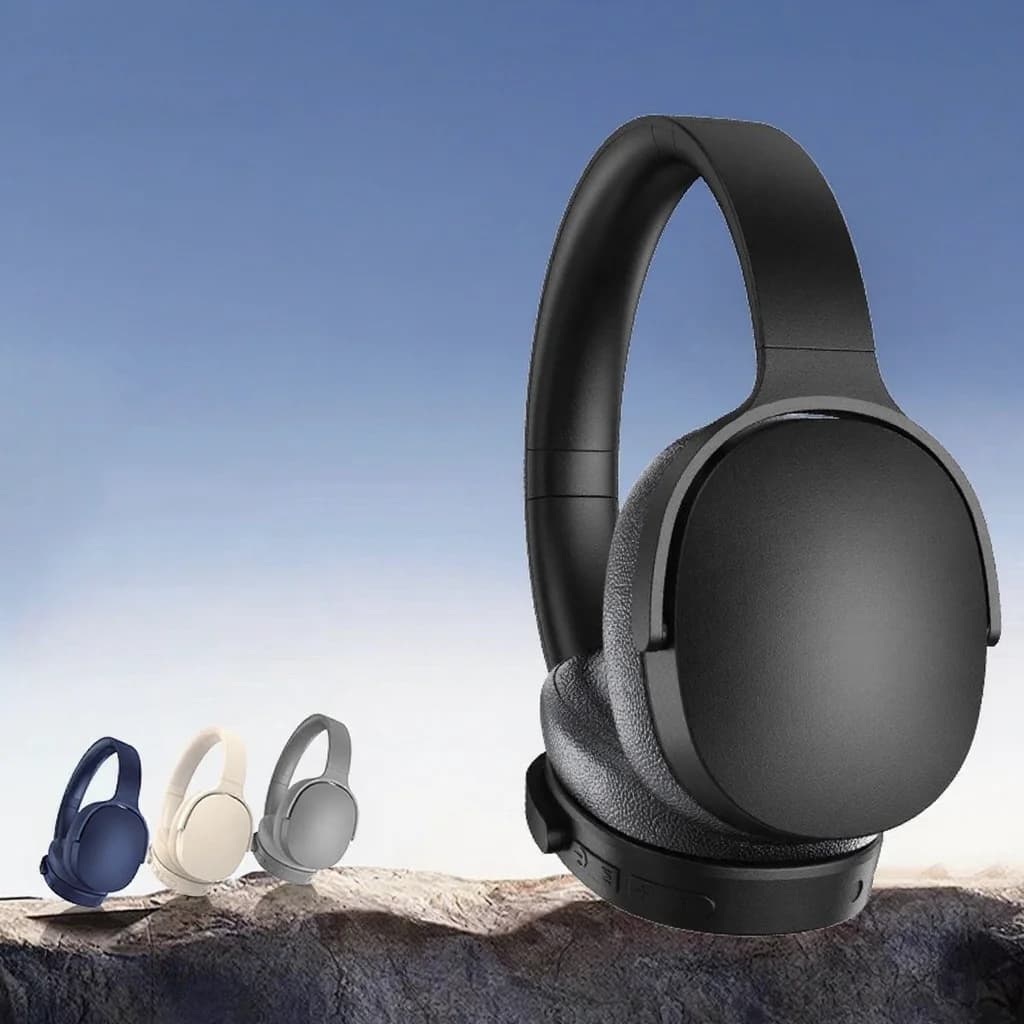 Trådløse Bluetooth-hodetelefoner med ANC og lang batterilevetid