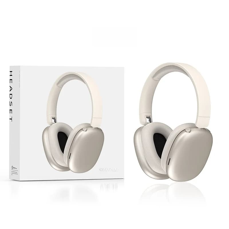 Trådløse Bluetooth over-ear hodetelefoner med lang batteritid