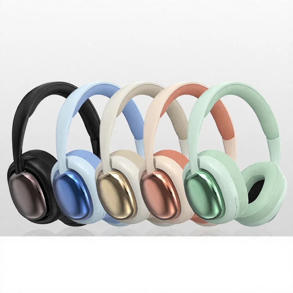 Trådløse over-ear-hodetelefoner med Bluetooth 5.3 og lang batteritid