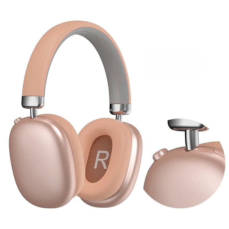 Trådløse over-ear-hodetelefoner Bluetooth 5.4 med lang batterilevetid og sammenleggbart design