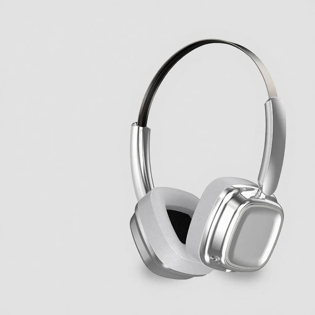 Retro trådløse hodetelefoner Bluetooth 5.4 med stereo bass