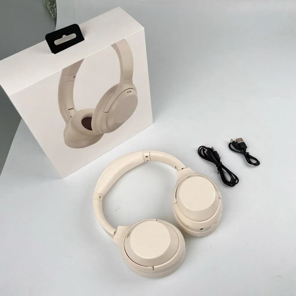 Trådløse Bluetooth-hodetelefoner med aktiv støydemping