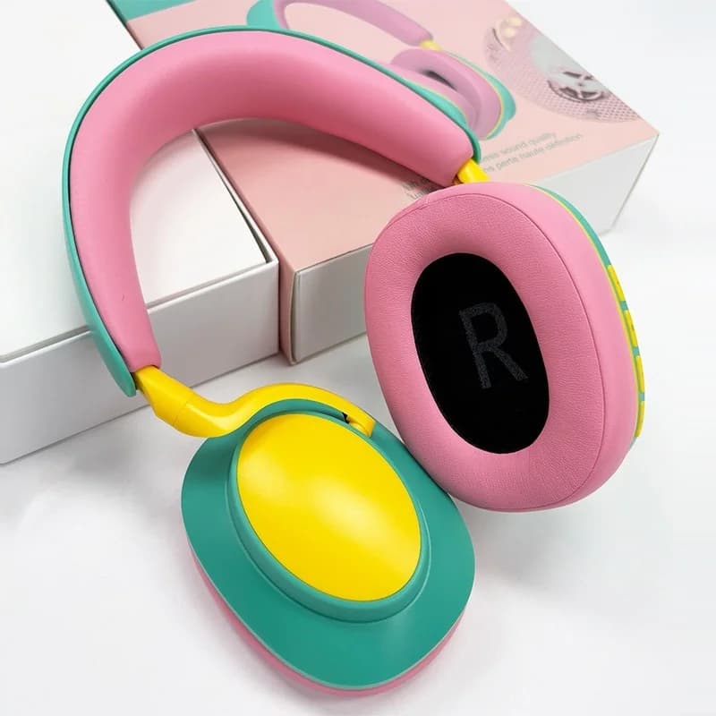 Trådløse over-ear Bluetooth-hodetelefoner med mikrofon, FM-radio og Type-C