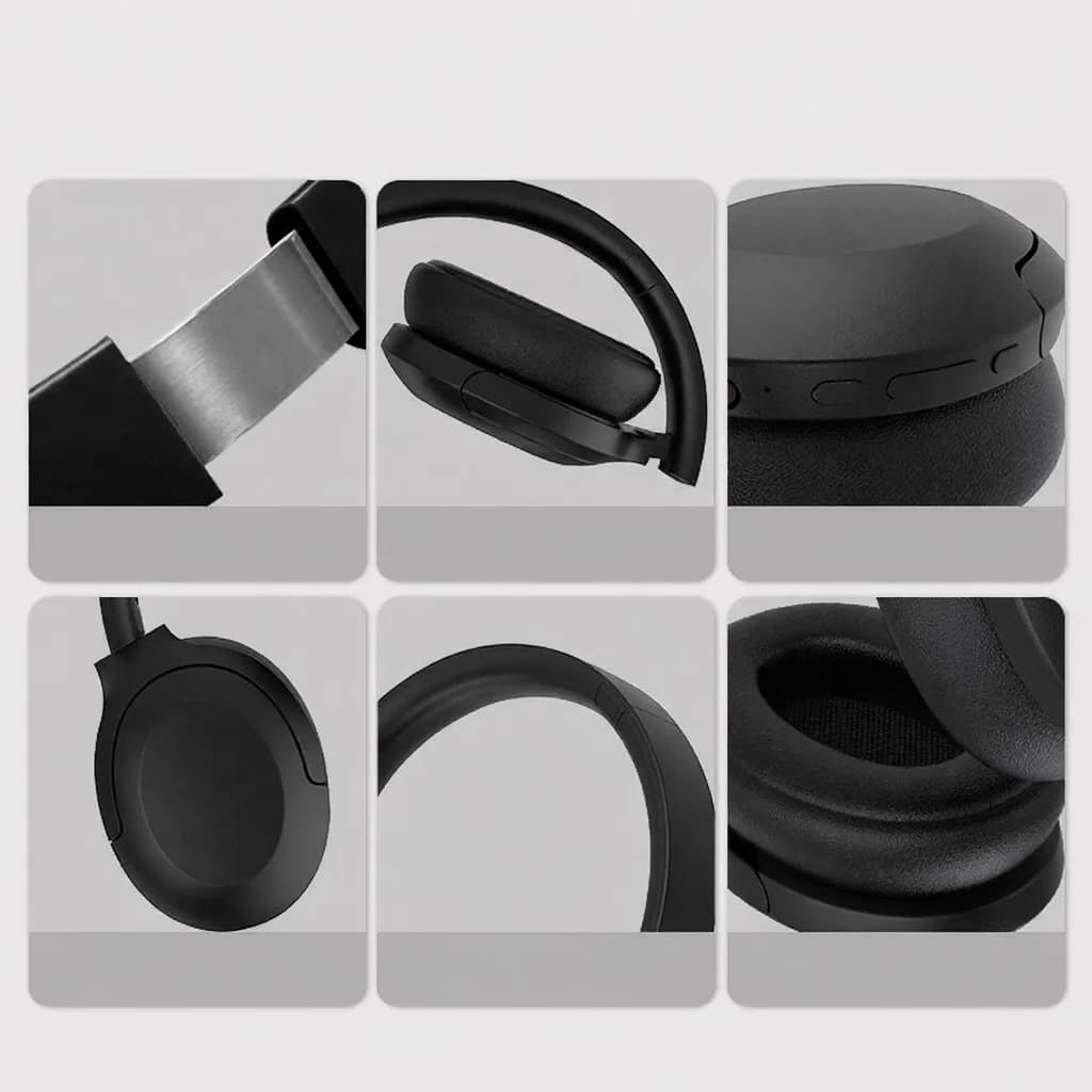Aktive støydempende Bluetooth-hodetelefoner over-ear trådløs 5.4