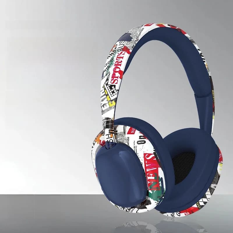 Over-ear Bluetooth-hodetelefoner med dyp bass og trådløs tilkobling