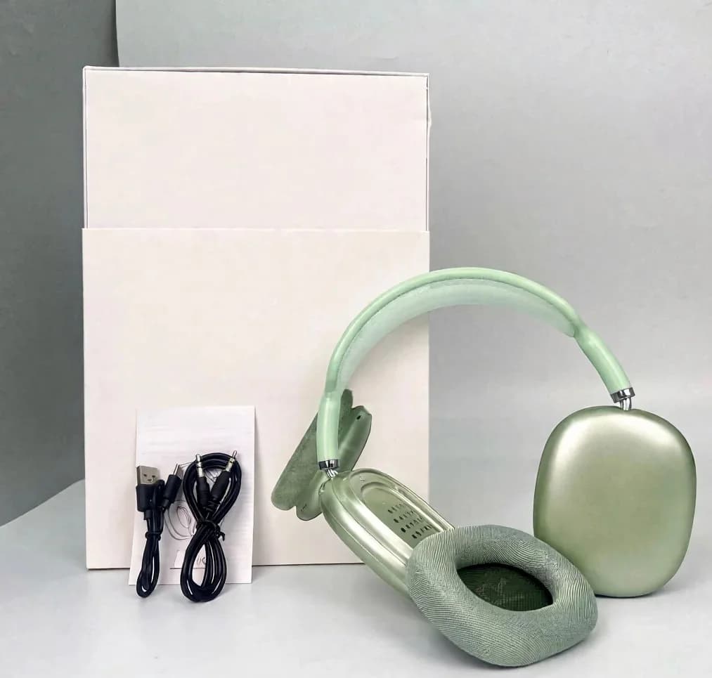 Trådløse over-ear-hodetelefoner med magnetiske ørekopper og mesh-hodebøyle