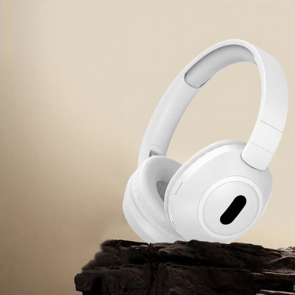 Trådløse Bluetooth-hodetelefoner over øret med lang batterilevetid