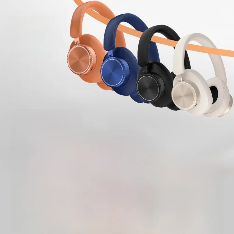 Trådløse over-ear-hodetelefoner med aktiv støydemping og 35 t batteri