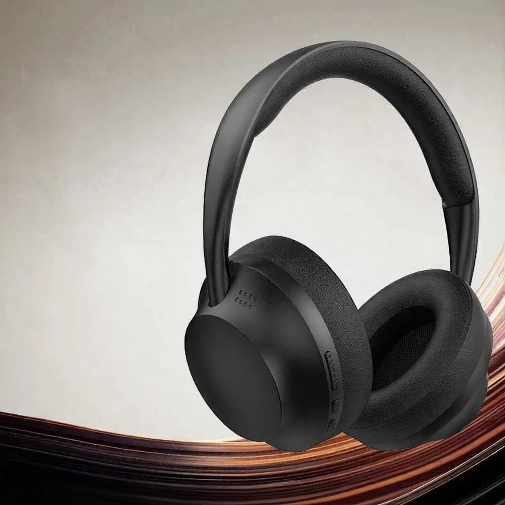 Trådløse over-ear Bluetooth-hodetelefoner med lang batterilevetid