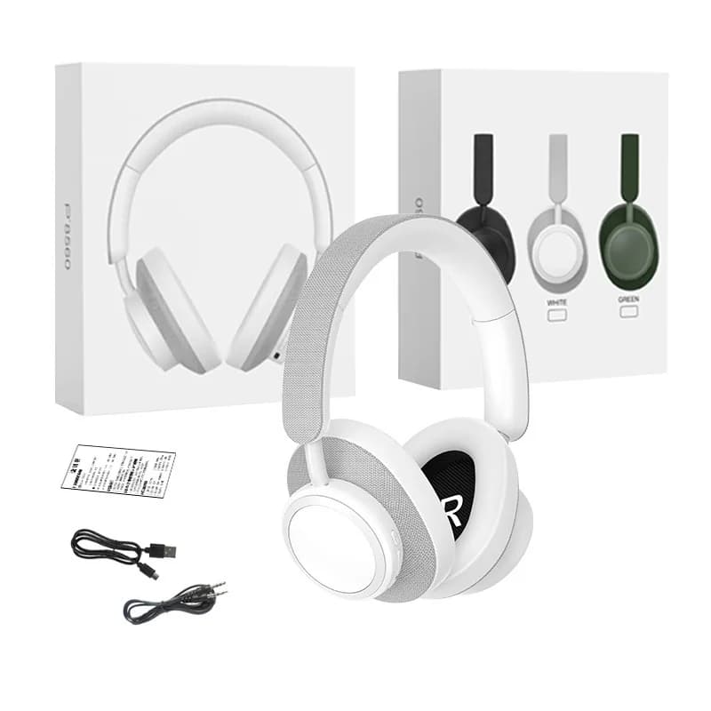 Trådløse over-ear-hodetelefoner med dyp bass og lang batteritid