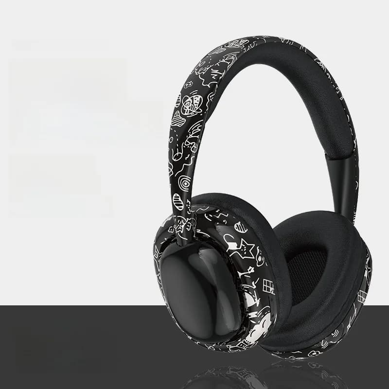 Over-ear Bluetooth-hodetelefoner med dyp bass og trådløs tilkobling