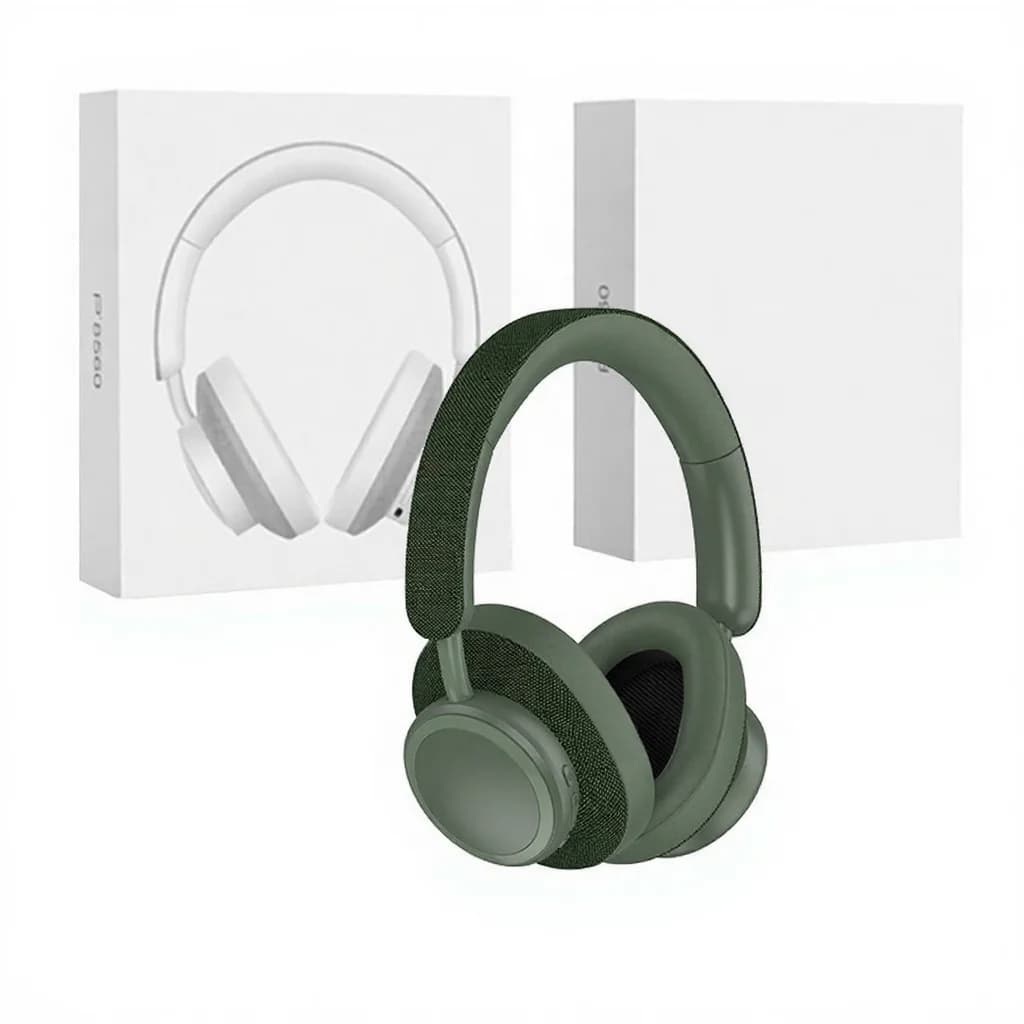 Trådløse over-ear-hodetelefoner med dyp bass og lang batteritid