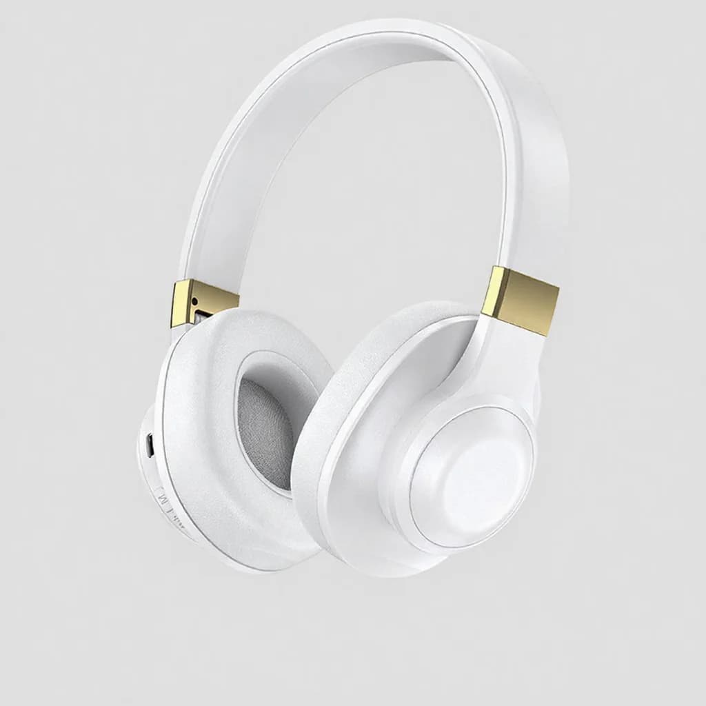 Trådløse Bluetooth-hodetelefoner med dyp bass og lang batteritid