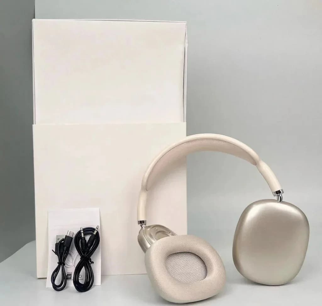 Trådløse over-ear-hodetelefoner med magnetiske ørekopper og mesh-hodebøyle