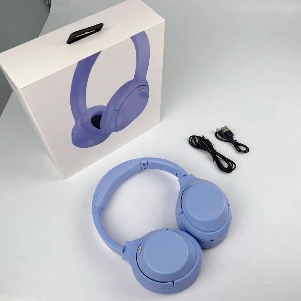 Trådløse Bluetooth-hodetelefoner med aktiv støydemping