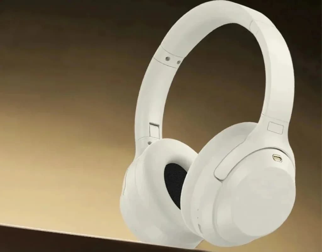 Trådløse over-ear-hodetelefoner med aktiv støydemping og Type-C