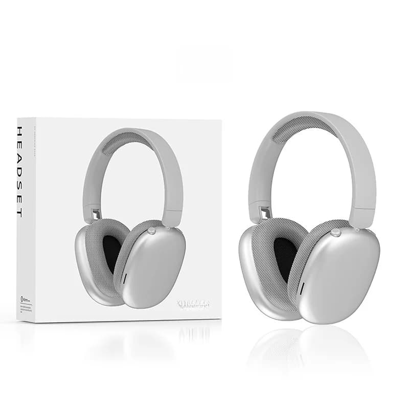 Trådløse Bluetooth over-ear hodetelefoner med lang batteritid