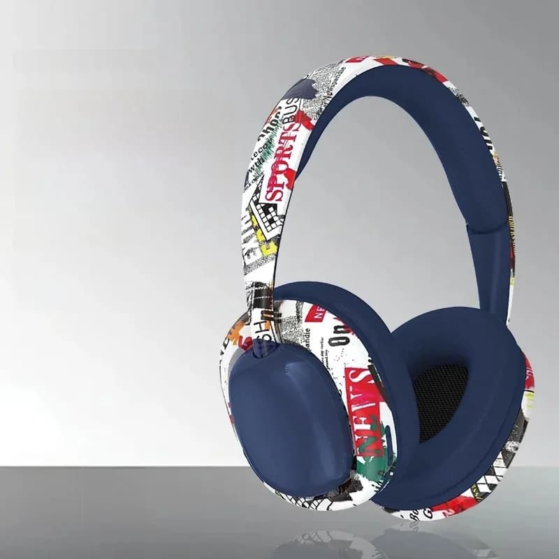 Over-ear Bluetooth-hodetelefoner med dyp bass og trådløs tilkobling