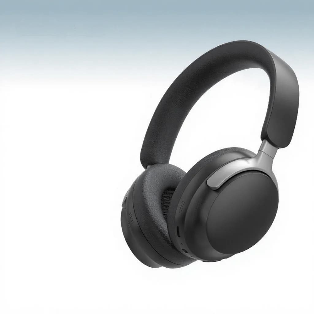 Trådløse over-ear-hodetelefoner med FM-radio og lang batteritid