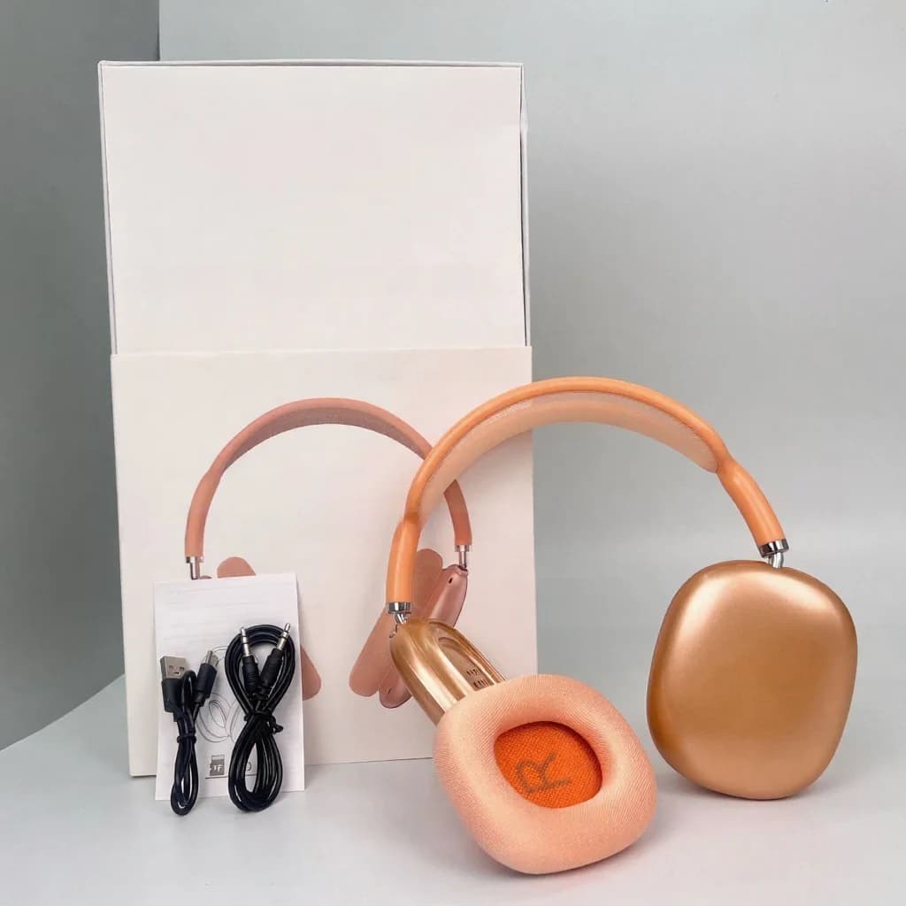 Trådløse over-ear-hodetelefoner med magnetiske ørekopper og mesh-hodebøyle