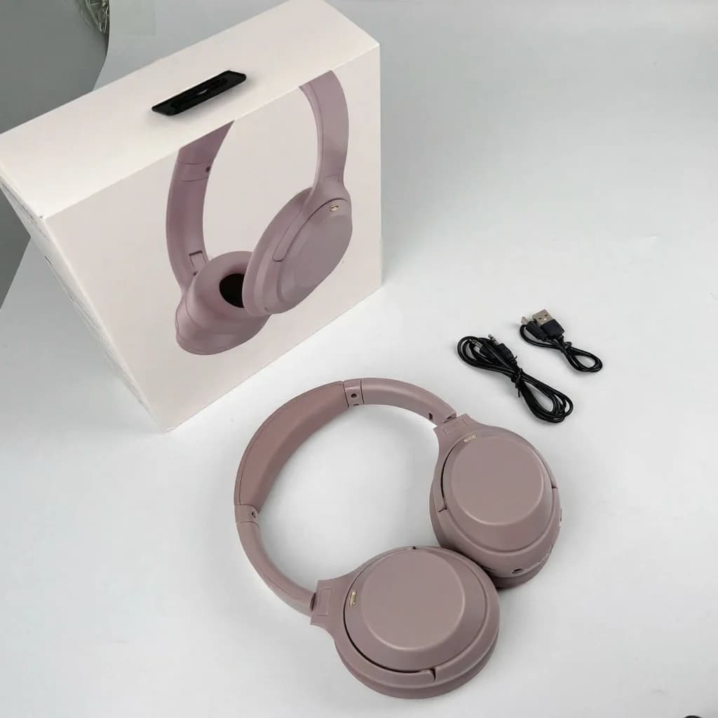 Trådløse Bluetooth-hodetelefoner med aktiv støydemping