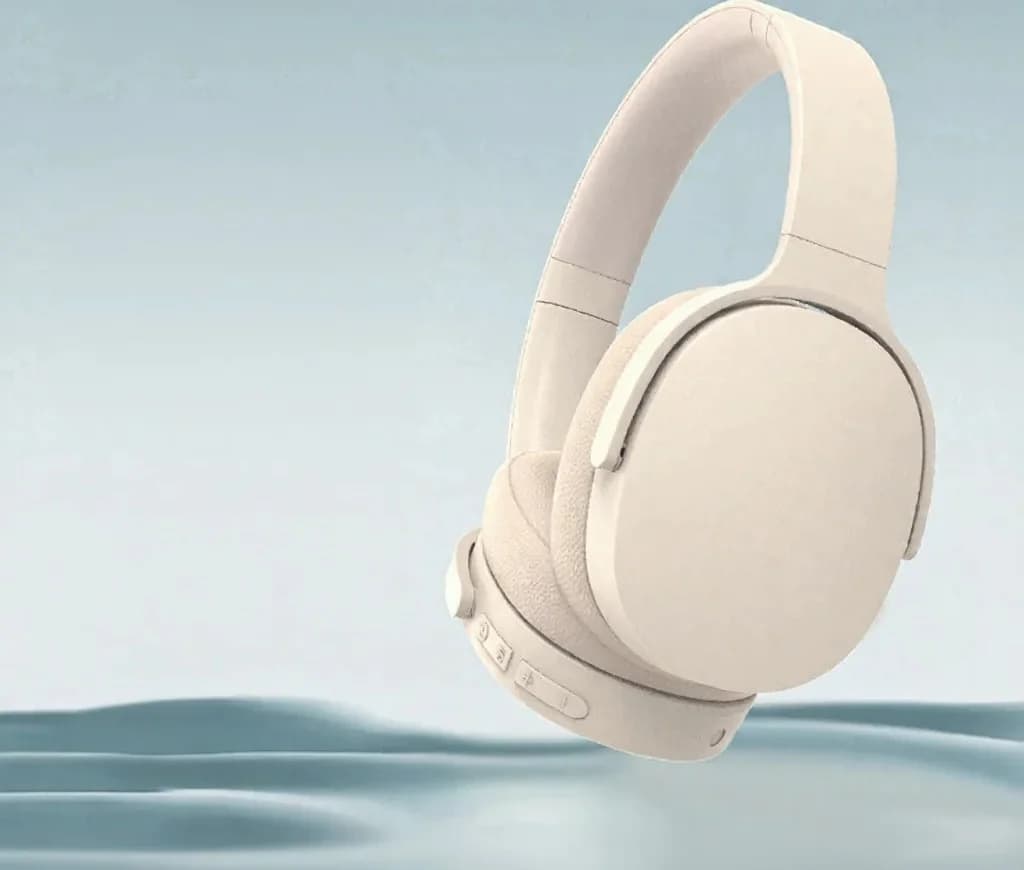 Over-ear trådløse hodetelefoner med aktiv støydemping og lang batteritid
