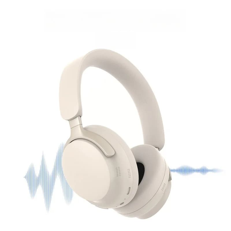 Trådløse over-ear Bluetooth-hodetelefoner med 3D stereolyd og lang batteritid