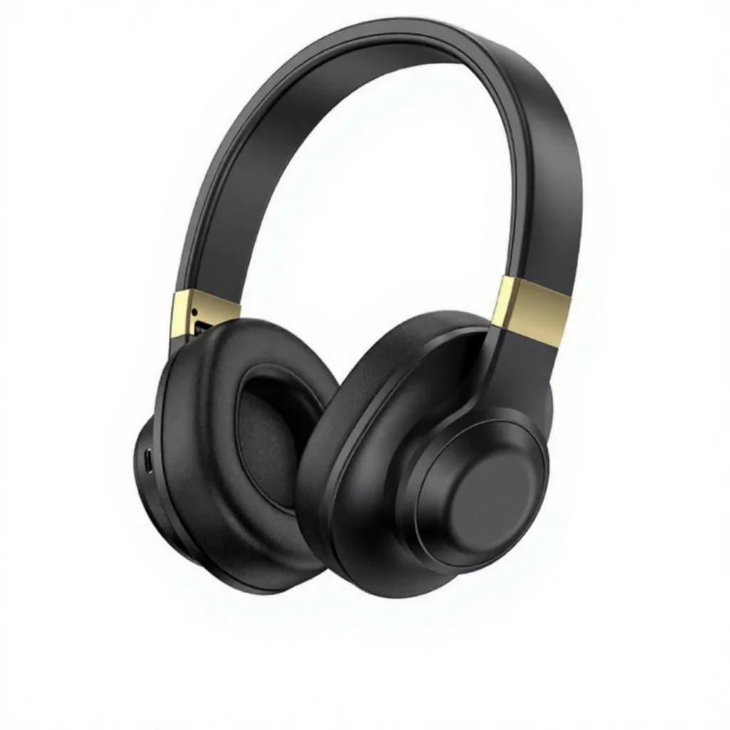 Trådløse Bluetooth-hodetelefoner med dyp bass og lang batteritid