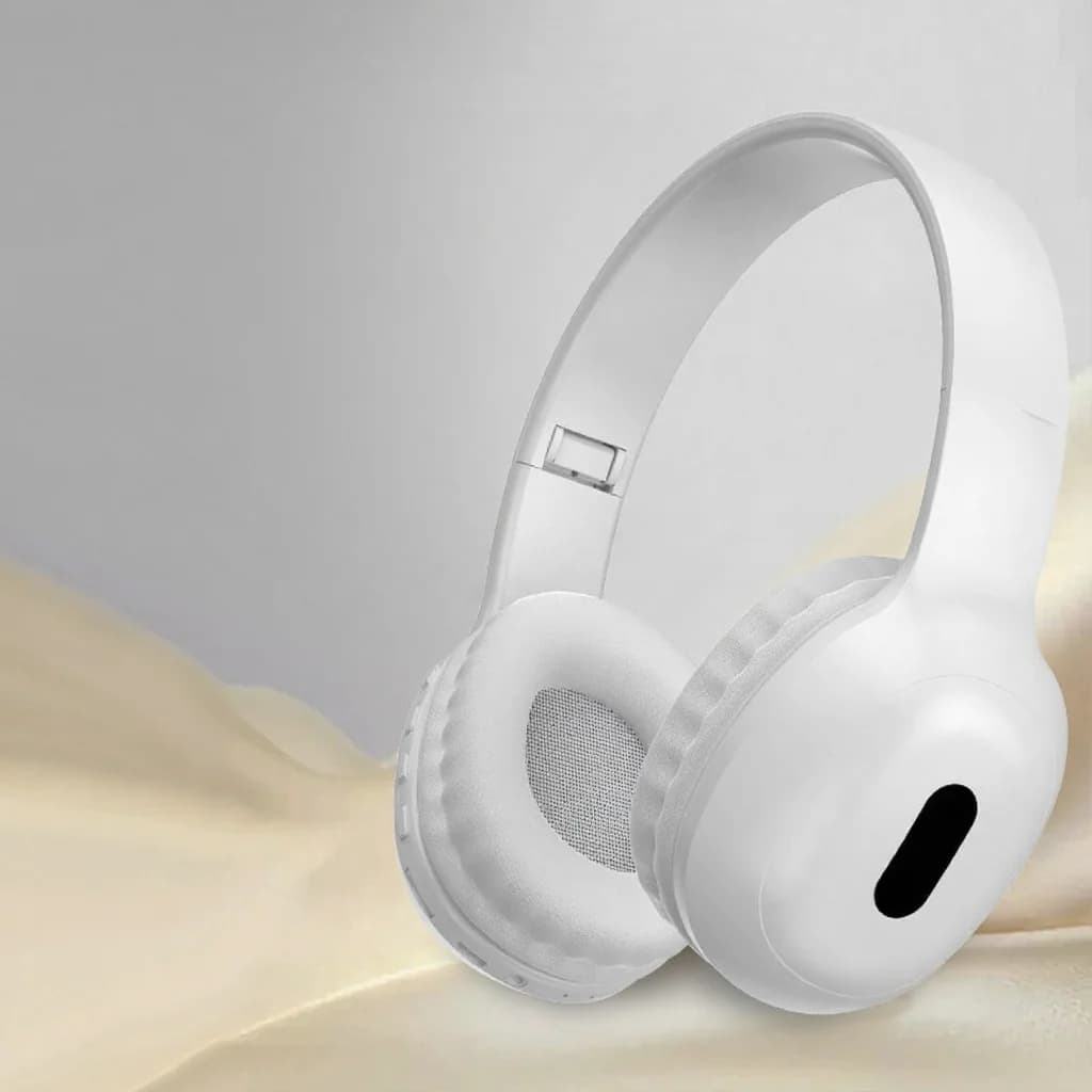 Over-ear Bluetooth-hodetelefoner med TF-kortspor og AUX-inngang