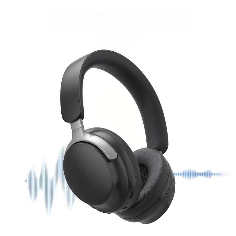 Trådløse over-ear Bluetooth-hodetelefoner med 3D stereolyd og lang batteritid
