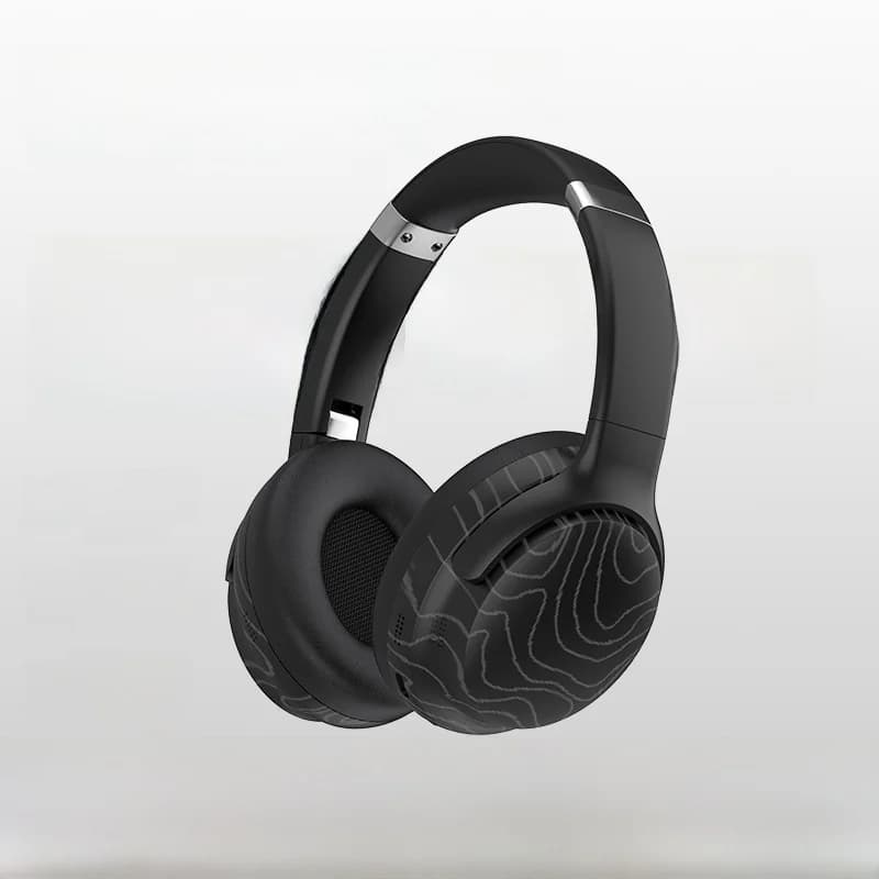 Trådløse over-ear Bluetooth-hodetelefoner med FM-radio og støyreduksjon
