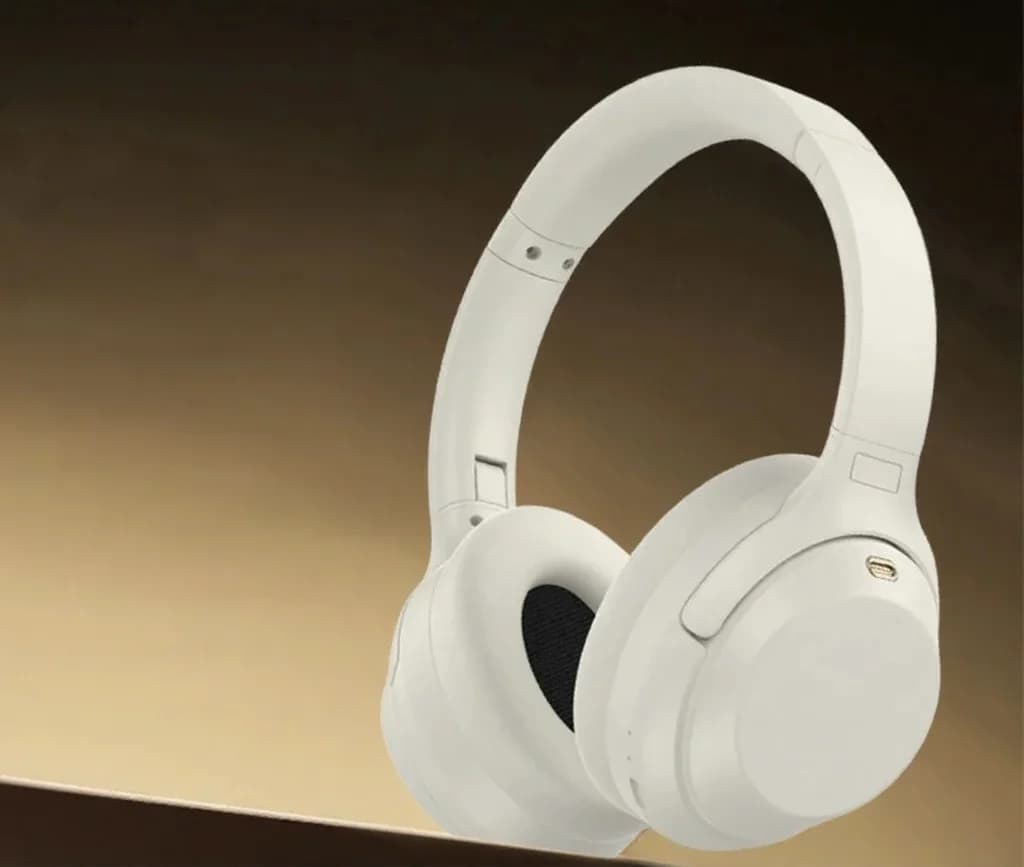 Trådløse over-ear-hodetelefoner med aktiv støydemping og Type-C