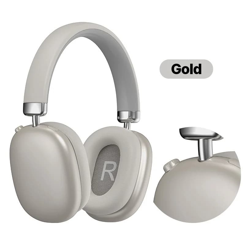 Trådløse over-ear-hodetelefoner Bluetooth 5.4 med lang batterilevetid og sammenleggbart design