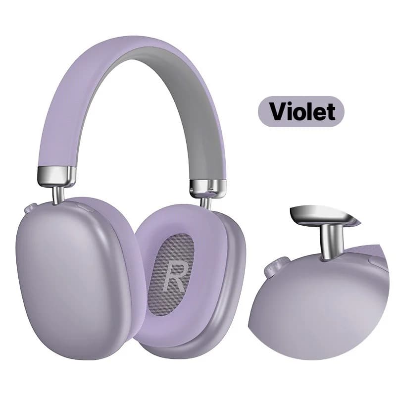 Trådløse over-ear-hodetelefoner Bluetooth 5.4 med lang batterilevetid og sammenleggbart design