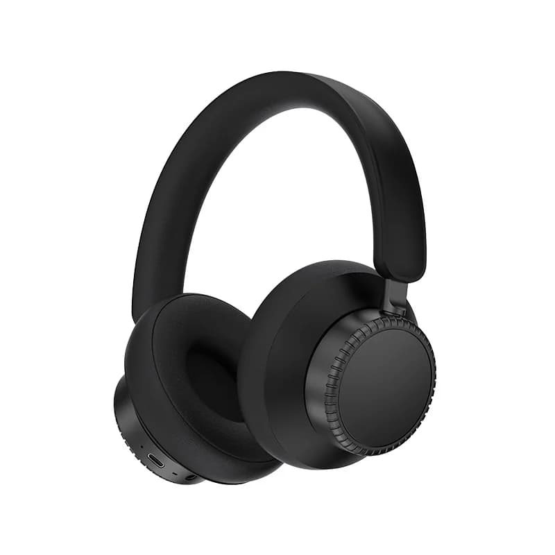 Trådløse Bluetooth-hodetelefoner med aktiv støydemping og mikrofon